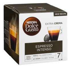 Café Nescafé Expresso Intenso Dolce Gusto - Caja de 16 dosis