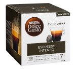 Capsules de café Nescafé Dolce Gusto Espresso Intense N° 7 - Boîte de 16