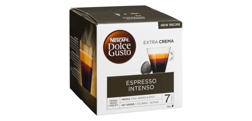 Capsules de café Nescafé Dolce Gusto Espresso Intense N° 7 - Boîte de 16