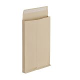 Pochette à soufflets 3 cm kraft brun armé 229 x 324 mm La Couronne 130 g sans fenêtre - Paquet de 25