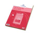 Pochette à soufflets 3 cm kraft brun armé 229 x 324 mm La Couronne 130 g sans fenêtre - Paquet de 25