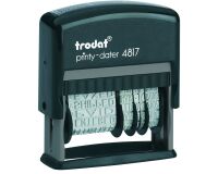 Trodat Printy 4817 Fechador formulador automático 45 x 3,8 mm monocromo