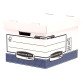 Automatic standard cardboard archive box Bankers box by Fellowes - H 29.20 x L 33.50 x P 40.40 cm - Easy assembly - Blue