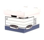 Caisse archives carton Bankers Box by Fellowes H 29,5 x L 40,1 x P 33,5 cm standard bleue