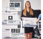 Caisse archives carton Bankers Box by Fellowes Flip H 31 x L 56 x P 39 cm top maxi bleue