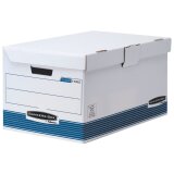Archivboxen Flip Top Maxi Fellowes H 31 x B 56 x D 39 cm blau