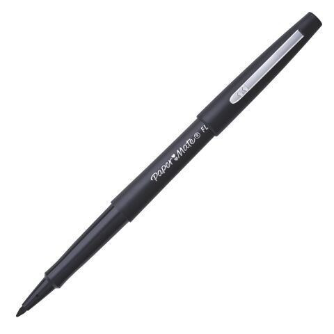 Rotulador Flair punta media Papermate Negro