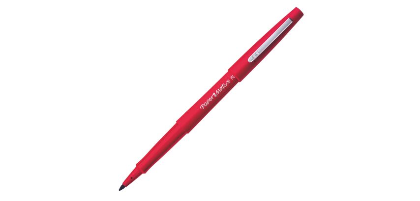 Stylo feutre Paper Mate Flair à capuchon pointe 1 mm - écriture moyenne