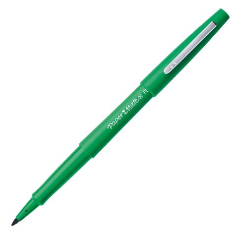 Rotulador Flair punta media Papermate Verde