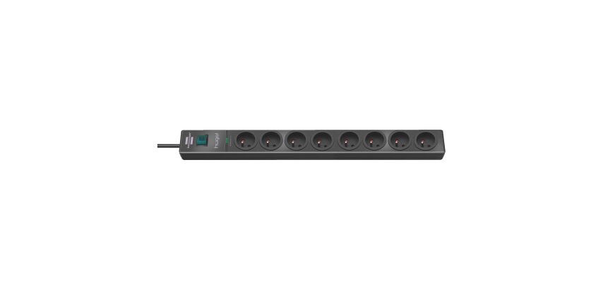 Regleta protectora 8 tomas - 2 m