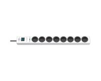 Regleta protectora 8 tomas - 2 m