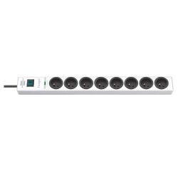 Regleta protectora 8 tomas - 2 m