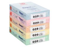 A4 80 gsm Bruneau Reprosun pastel colors - Pack of 5 reams of 500 sheets