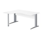Bureau compact Bruneau Excellens piètement L métal
