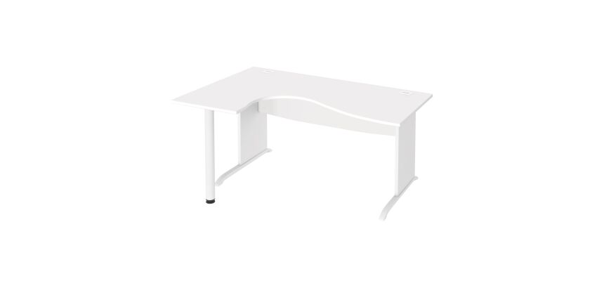 Compacte werkpost met een L-vormig onderstel in hout Bruneau Excellens