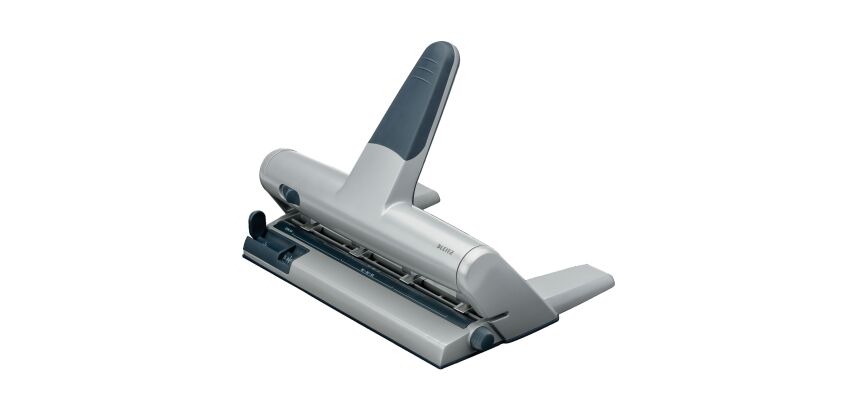 Perforateur 4 trous Akto Leitz - capacité 30 feuilles - gris