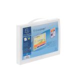 Valisette de présentation Kreacover - Exacompta plastique personnalisable dos 4 cm - blanche