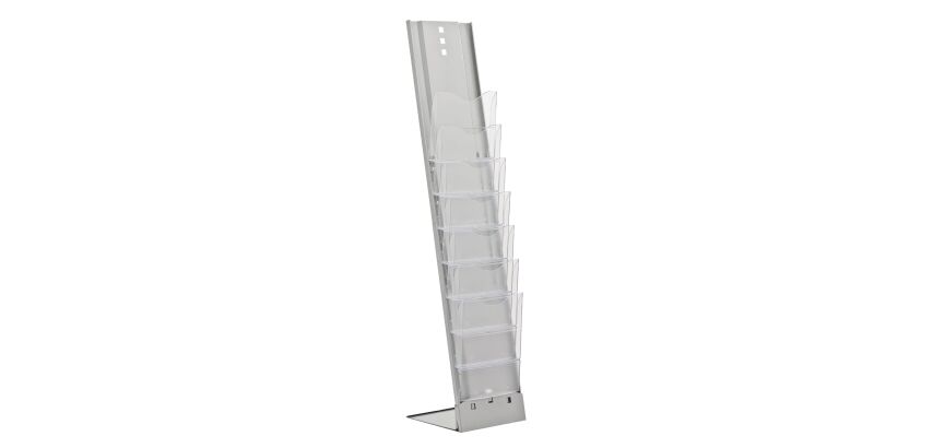 Display vast 7 vakken aluminium