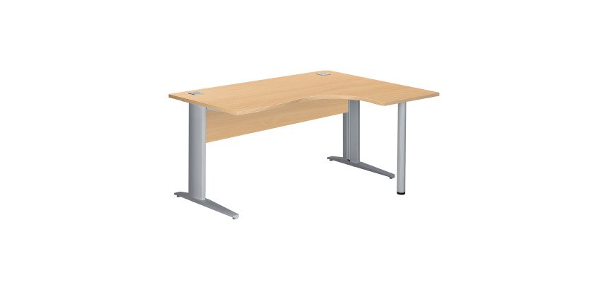 Mesa compacta patas metálicas "L" Bruneau Excellens