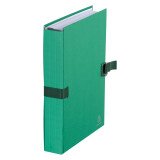 Chemise extensible sans rabat Exacompta à boucle dos 12 cm vert clair