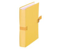 Classic expandable folders without flap, yellow