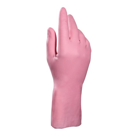 Guantes de limpieza latex rosa Vital 115 Mapa