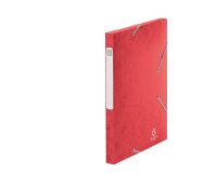 Chemise box carte Cartobox Exacompta 24 x 32 cm dos 2,5 cm rouge