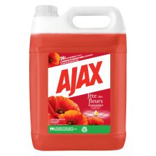 Bus 5 L Ajax rode bloemenfestijn