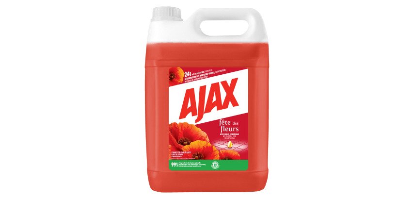 Bottle of L Ajax fragrance red flowers