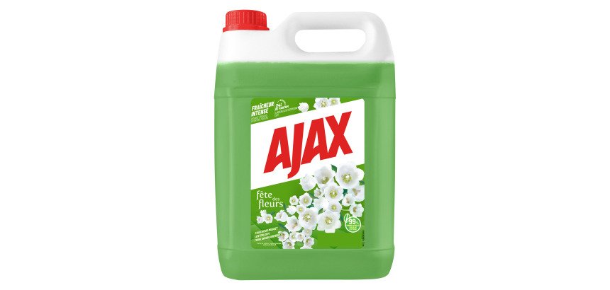 Nettoyant multi-usages Ajax fleurs de printemps - Bidon de 5 litres