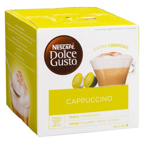 Cápsulas de café Nescafé Dolce Gusto Cappuccino - Caja de 8 + 8