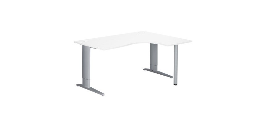 Gb_bur.compact160 droite blanc alu reglab metal plus excellens