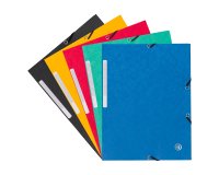 Carpeta de 3 solapas en cartón de 450 g Colores surtidos A4