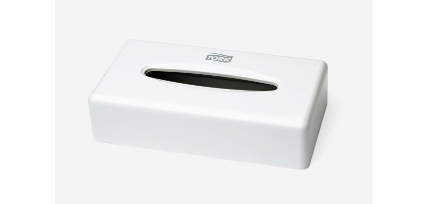 Distributeur mouchoirs mural Tork plastique blanc