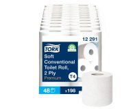 Papier toilette double épaisseur Tork Premium T4 - 48 rouleaux de 198 feuilles