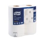 Papier toilette double épaisseur Tork Premium gaufré - Carton 48 rouleaux 198 feuilles
