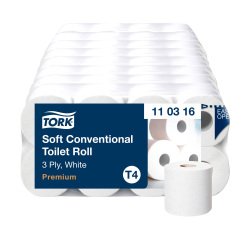 Papier toilette double épaisseur Tork Premium T4 - 48 rouleaux de 198 feuilles