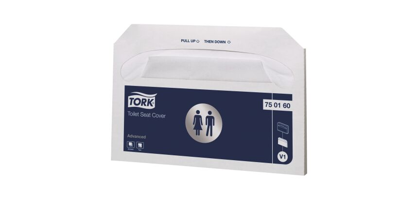 Couvre battant WC Tork papier soyeux blanc