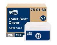Couvre battant WC Tork papier soyeux blanc