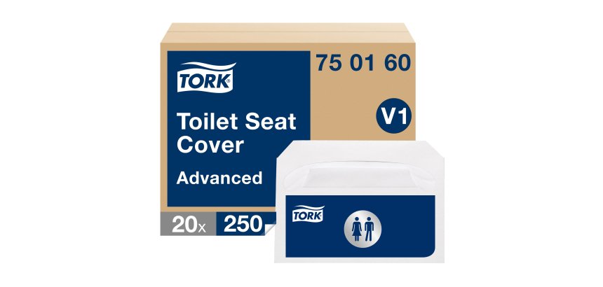 Couvre battant WC Tork papier soyeux blanc