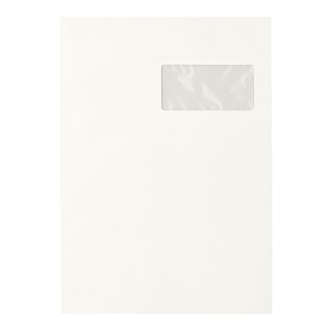 Box of 250 recycled envelopes 229 x 324 mm with window 90 g white Bruneau 