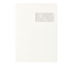 Enveloppe recyclée 229 x 324 mm Bruneau 90 g avec fenêtre 50 x 100 mm blanche - Boîte de 250