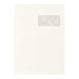 Enveloppe recyclée 229 x 324 mm Bruneau 90 g avec fenêtre 50 x 100 mm blanche - Boîte de 250