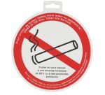 Plaque signalétique extérieure " Interdit de fumer "