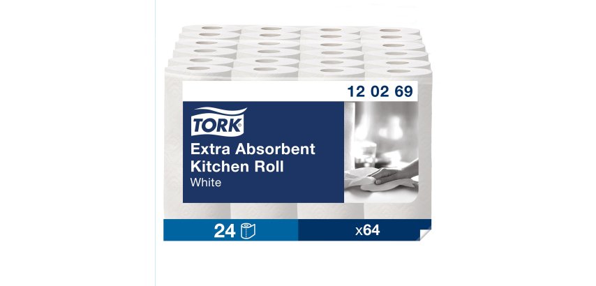 Rouleau essuie-tout papier Tork - Carton de 24 rouleaux