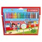 Feutre Stabilo Power couleurs assorties pointe moyenne - Pochette de 24