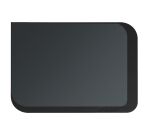 Sous-main Soft Touch à rabat transparent - 40 x 53 cm