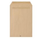 Bruneau - Pochette kraft brun recyclé 229 x 324 mm 90 g avec fenêtre 50 x 100 mm - Boîte de 250