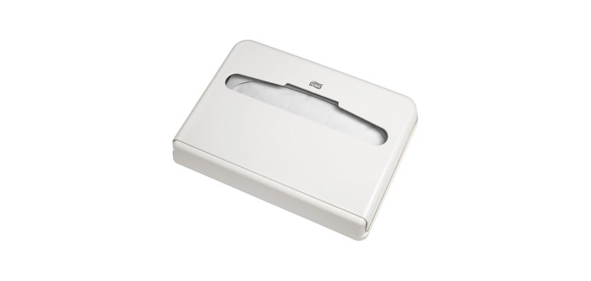 Distributeur couvre battant WC Tork ABS blanc