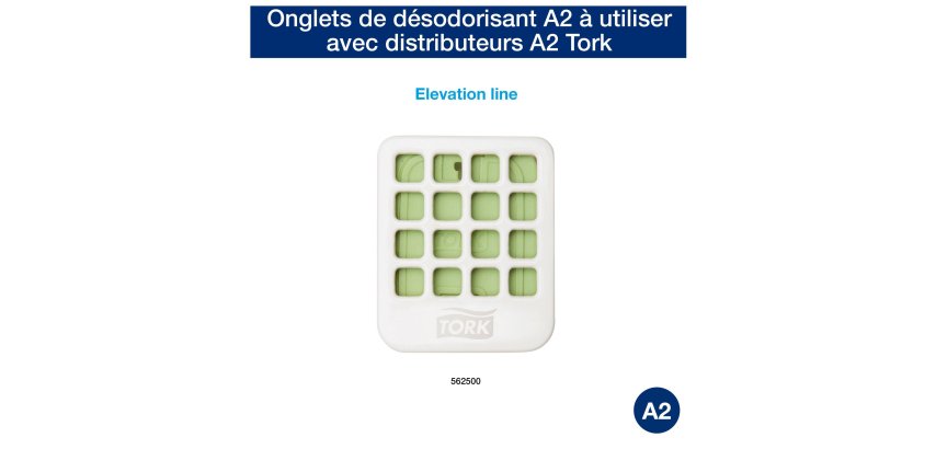 Désodorisant pastilles Tork A2 floral - Boîte de 20